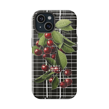 Cherry Plaid Impact-Resistant Phone Case