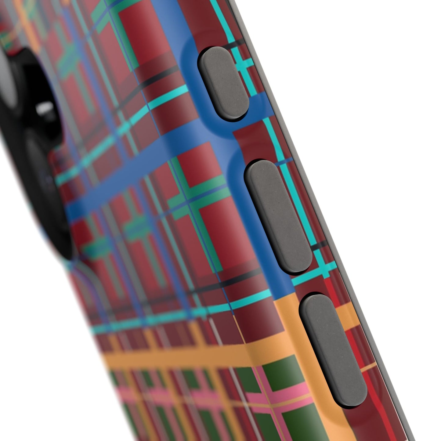Multi Plaid No. 1 Impact-Resistant Phone Case
