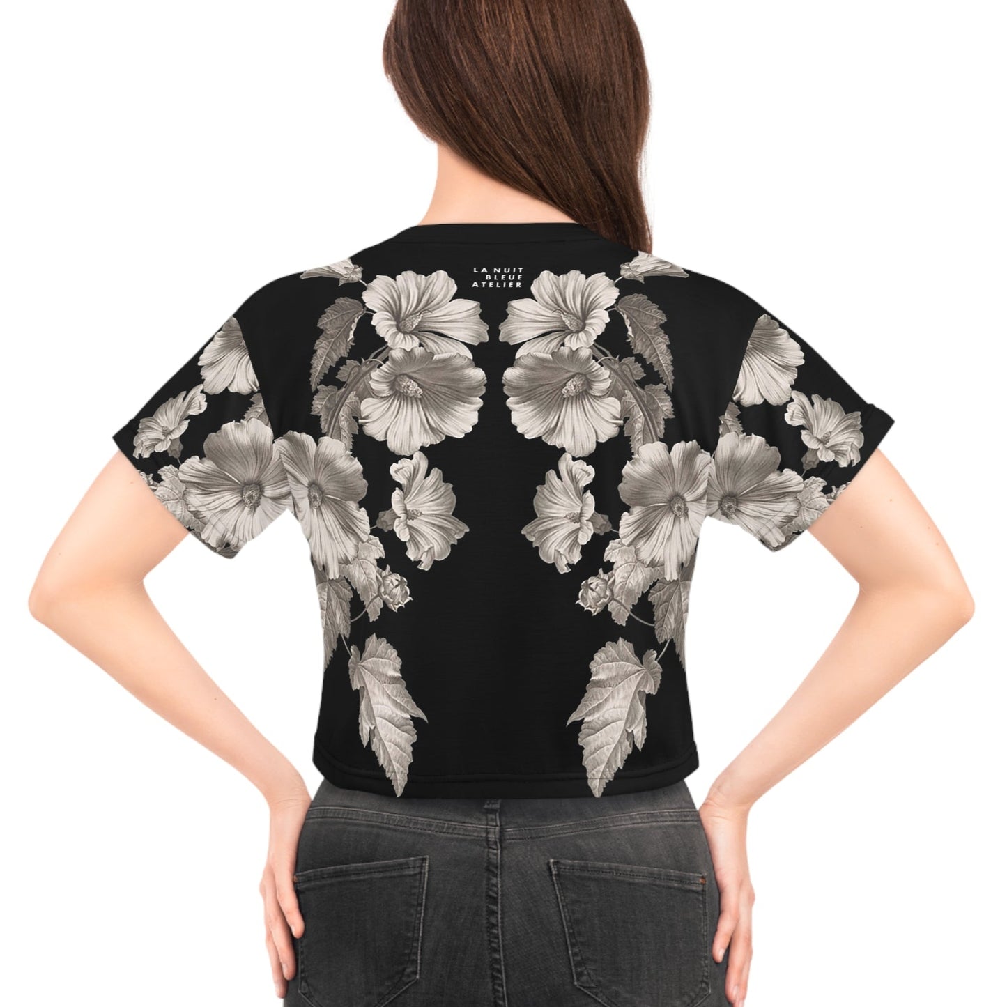 Noir Botanica No. 1.2 Lightweight Crop Tee