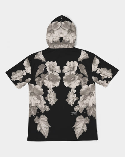 Noir Botanica No. 1.2 Men's Premium Heavyweight Short Sleeve Hoodie
