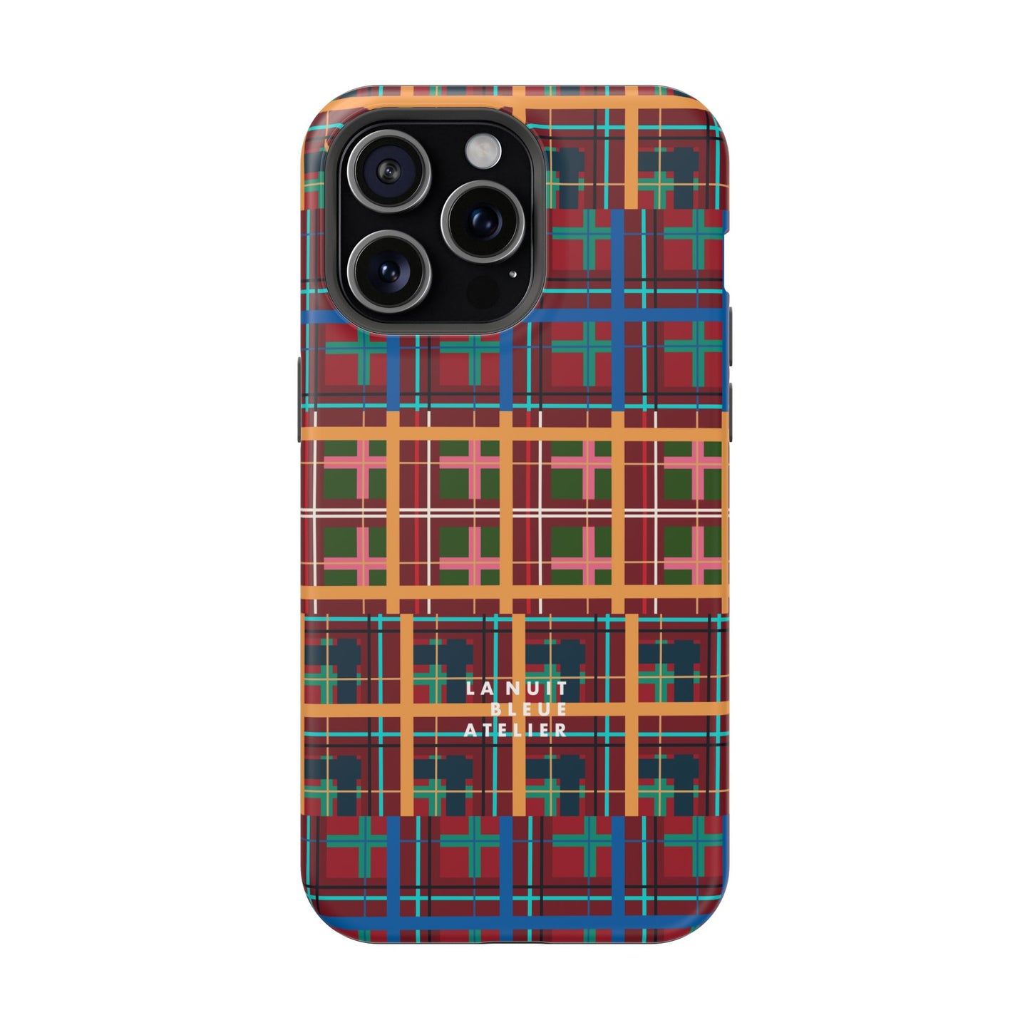 Multi Plaid No. 1 Impact-Resistant Phone Case