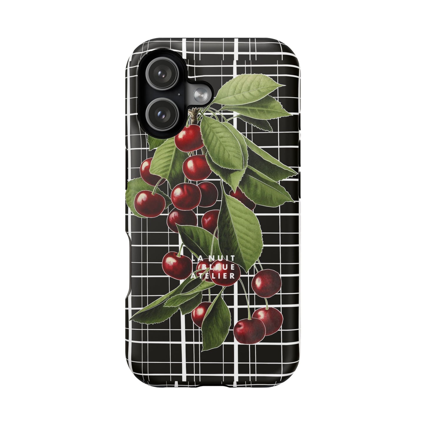 Cherry Plaid Impact-Resistant Phone Case