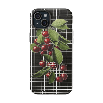 Cherry Plaid Impact-Resistant Phone Case