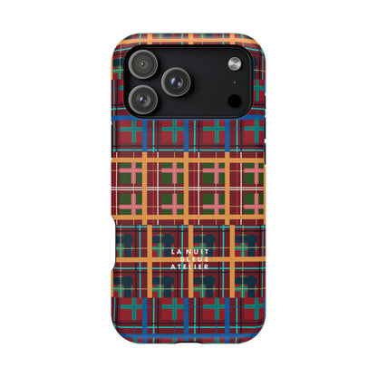 Multi Plaid No. 1 Impact-Resistant Phone Case