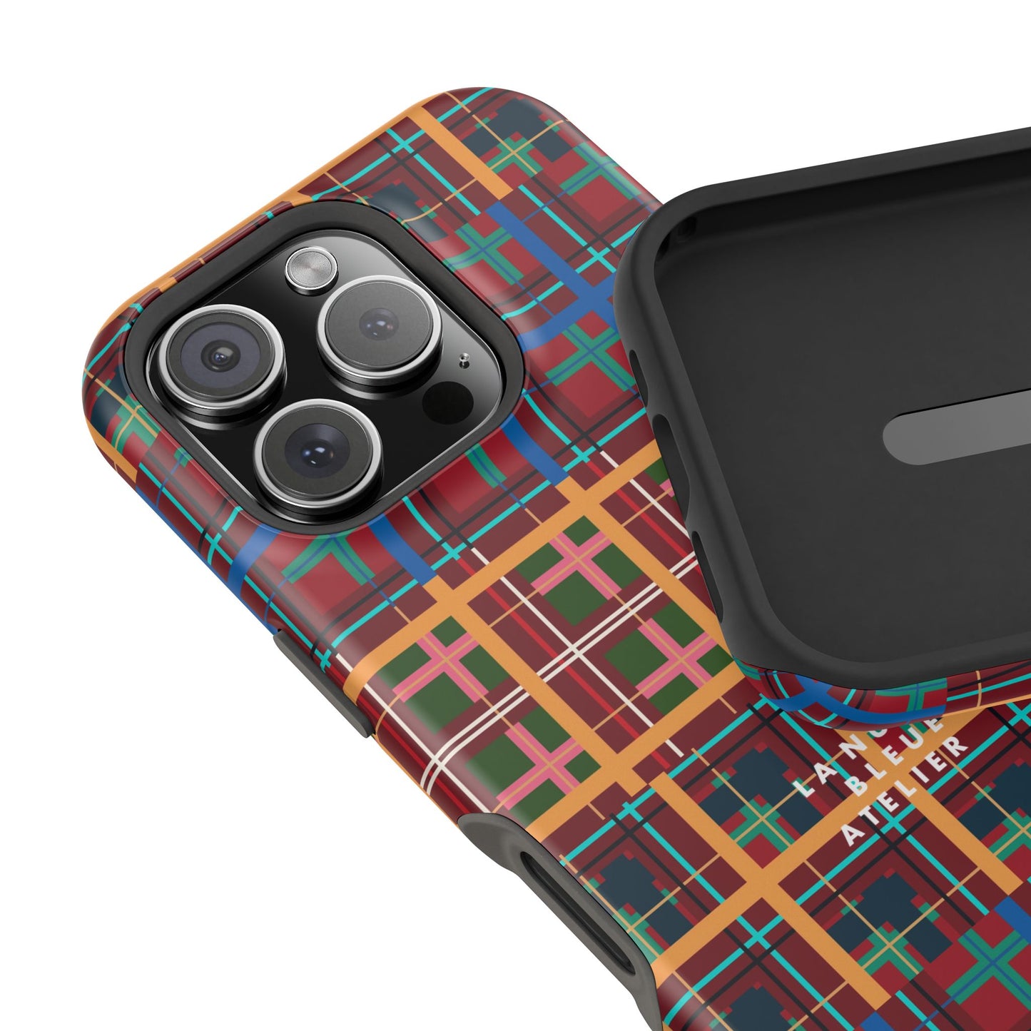 Multi Plaid No. 1 Impact-Resistant Phone Case