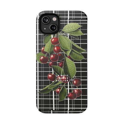 Cherry Plaid Impact-Resistant Phone Case