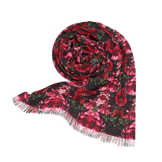 Floralis No. 25 Lightweight Shawl