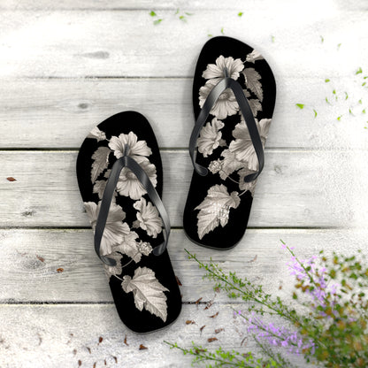 Noir Botanica No. 1 Flip Flops