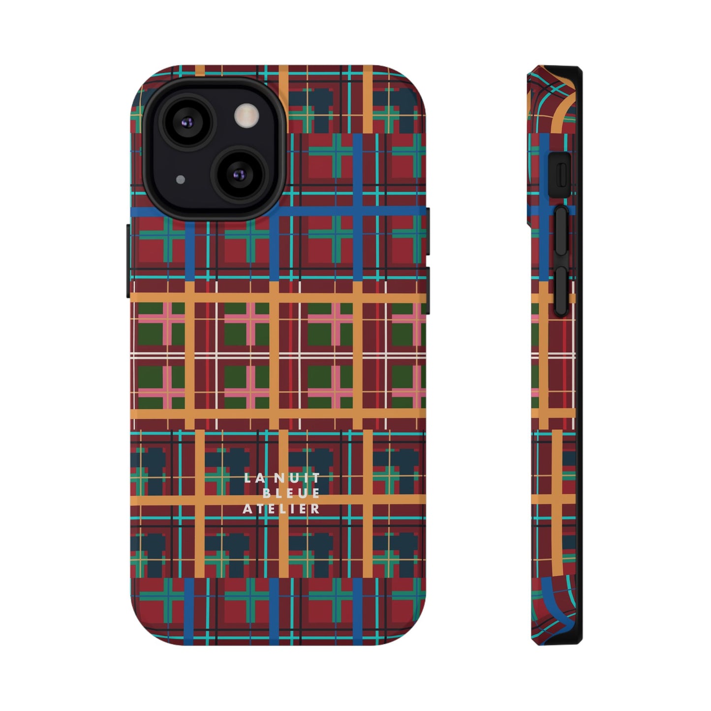 Multi Plaid No. 1 Impact-Resistant Phone Case
