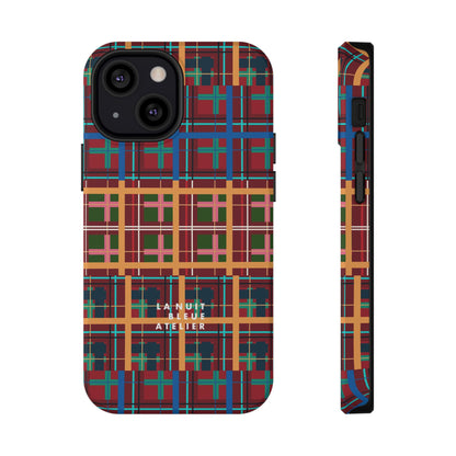 Multi Plaid No. 1 Impact-Resistant Phone Case