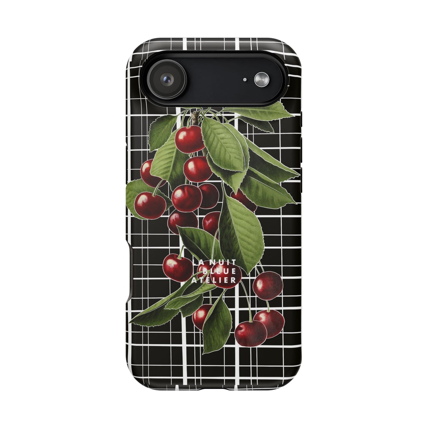 Cherry Plaid Impact-Resistant Phone Case