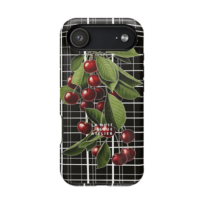 Cherry Plaid Impact-Resistant Phone Case