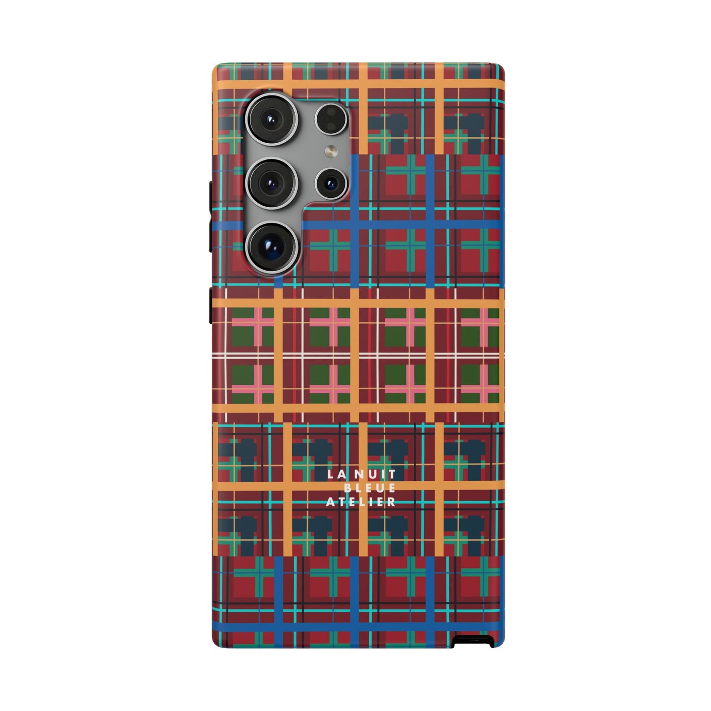 Multi Plaid No. 1 Impact-Resistant Phone Case
