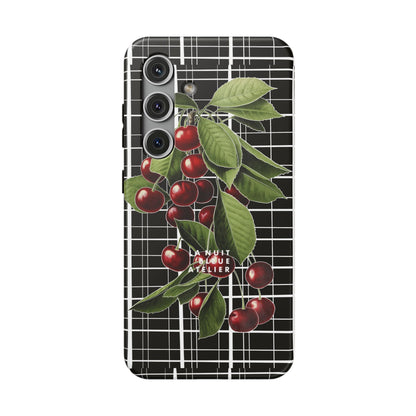 Cherry Plaid Impact-Resistant Phone Case