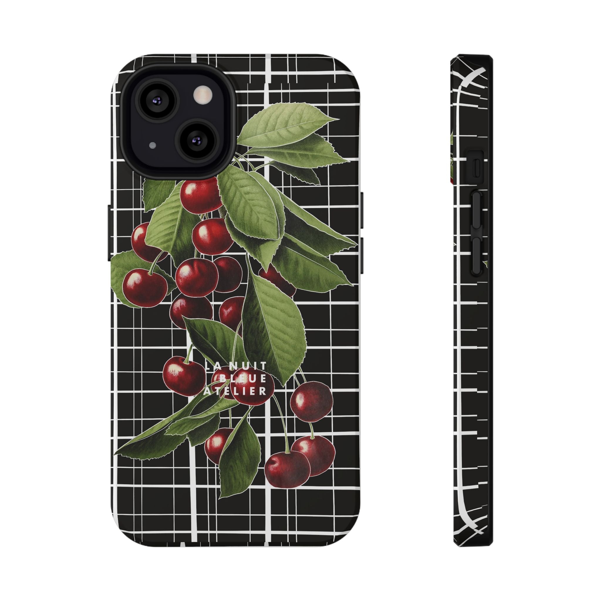 Cherry Plaid Impact-Resistant Phone Case