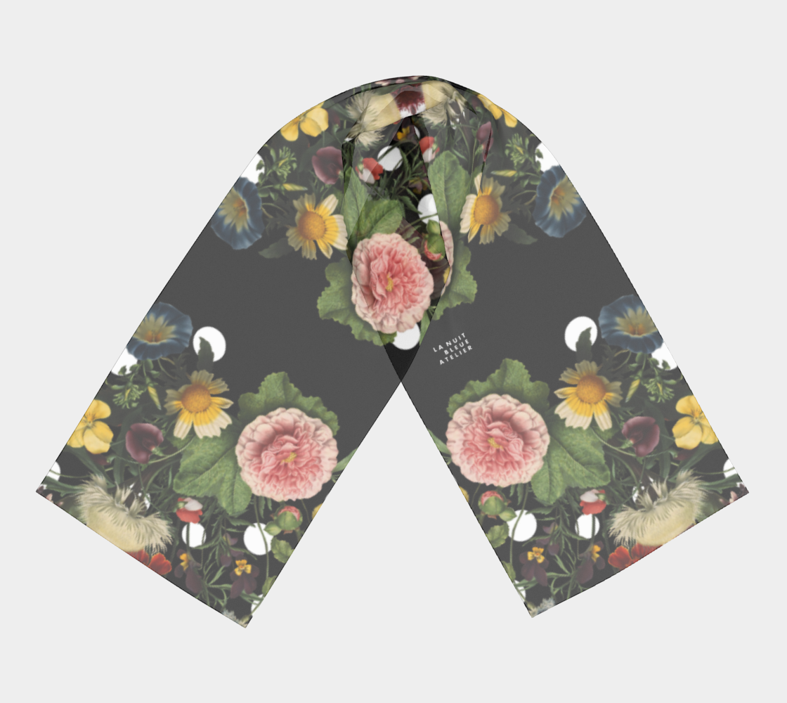 Botanica Pop Chiffon Long Scarf