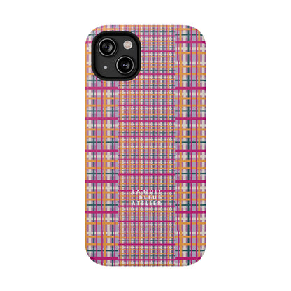 Purple-ish Plaid Impact-Resistant Phone Case