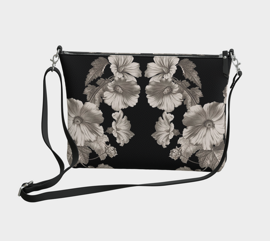 Noir Botanica No. 1.2 Vegan Leather Crossbody Purse
