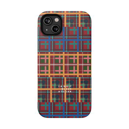 Multi Plaid No. 1 Impact-Resistant Phone Case