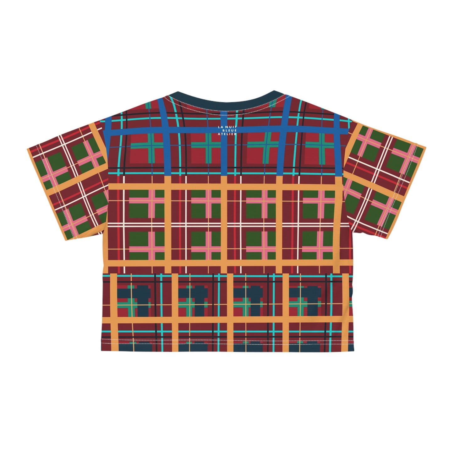Multi Plaid No. 1 Lightweight Crop Tee