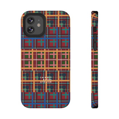 Multi Plaid No. 1 Impact-Resistant Phone Case