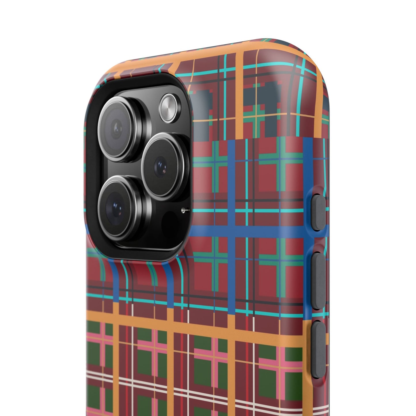 Multi Plaid No. 1 Impact-Resistant Phone Case