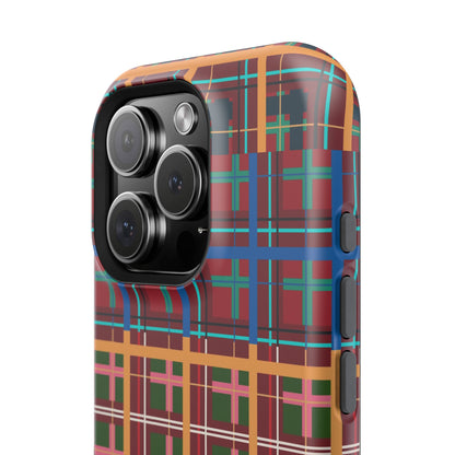Multi Plaid No. 1 Impact-Resistant Phone Case