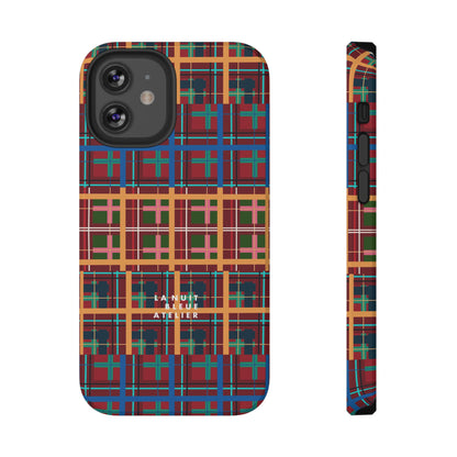 Multi Plaid No. 1 Impact-Resistant Phone Case