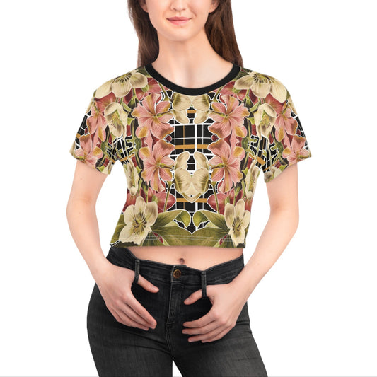 Botanica Plaid No. 1 Lightweight Crop Tee