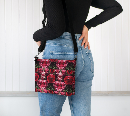 Floralis No. 25 Vegan Leather Crossbody Purse