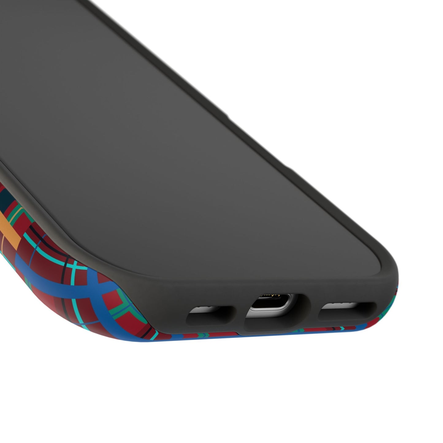 Multi Plaid No. 1 Impact-Resistant Phone Case