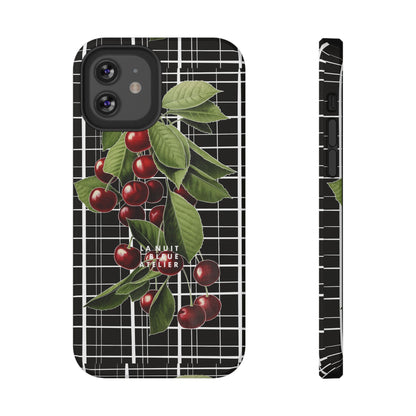 Cherry Plaid Impact-Resistant Phone Case