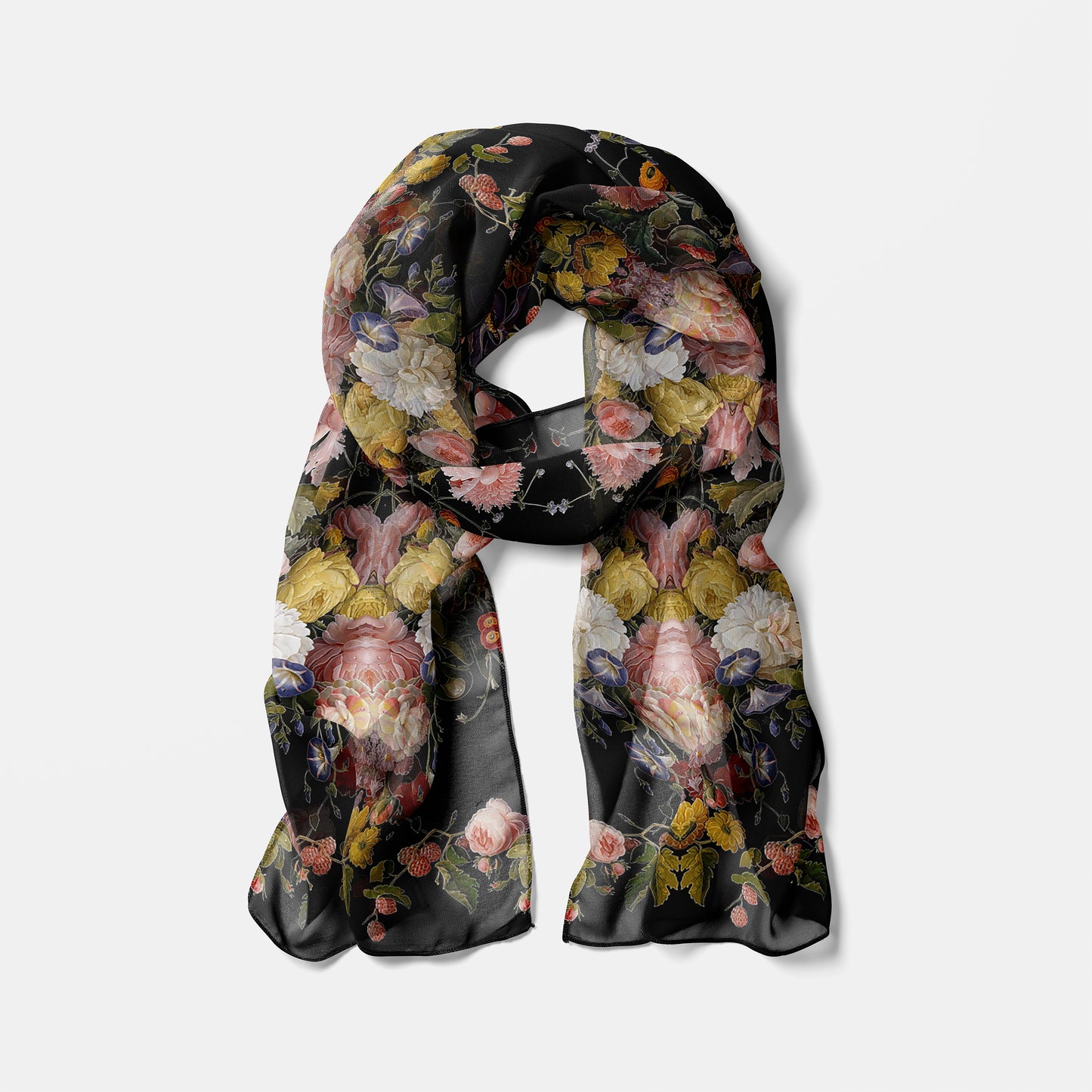 Dutch Redux No. 2.2 Chiffon Long Scarf