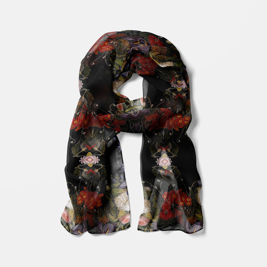 Dutch Redux No. 2 Chiffon Long Scarf