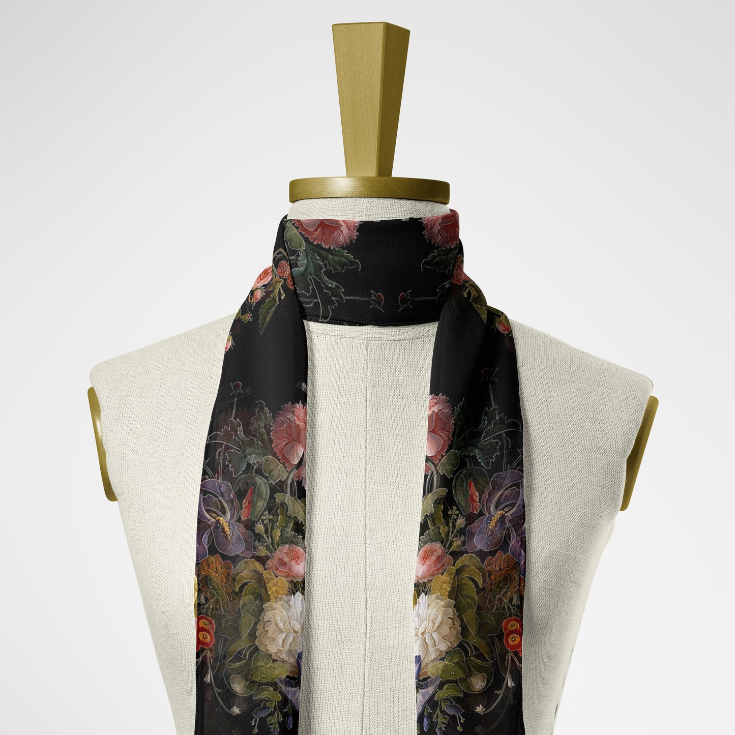 Dutch Redux No. 2.2 Chiffon Long Scarf