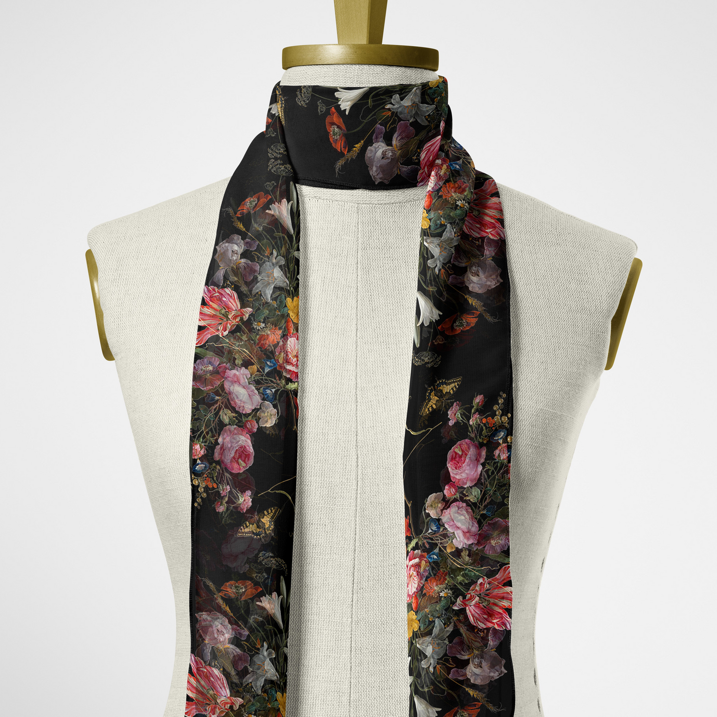 Dutch Redux No. 3 Chiffon Long Scarf