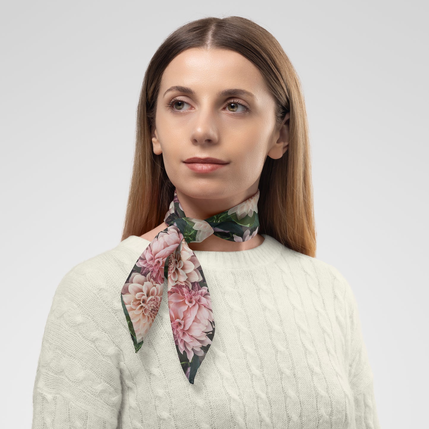 Floralis No. 26 Chiffon Square Scarf