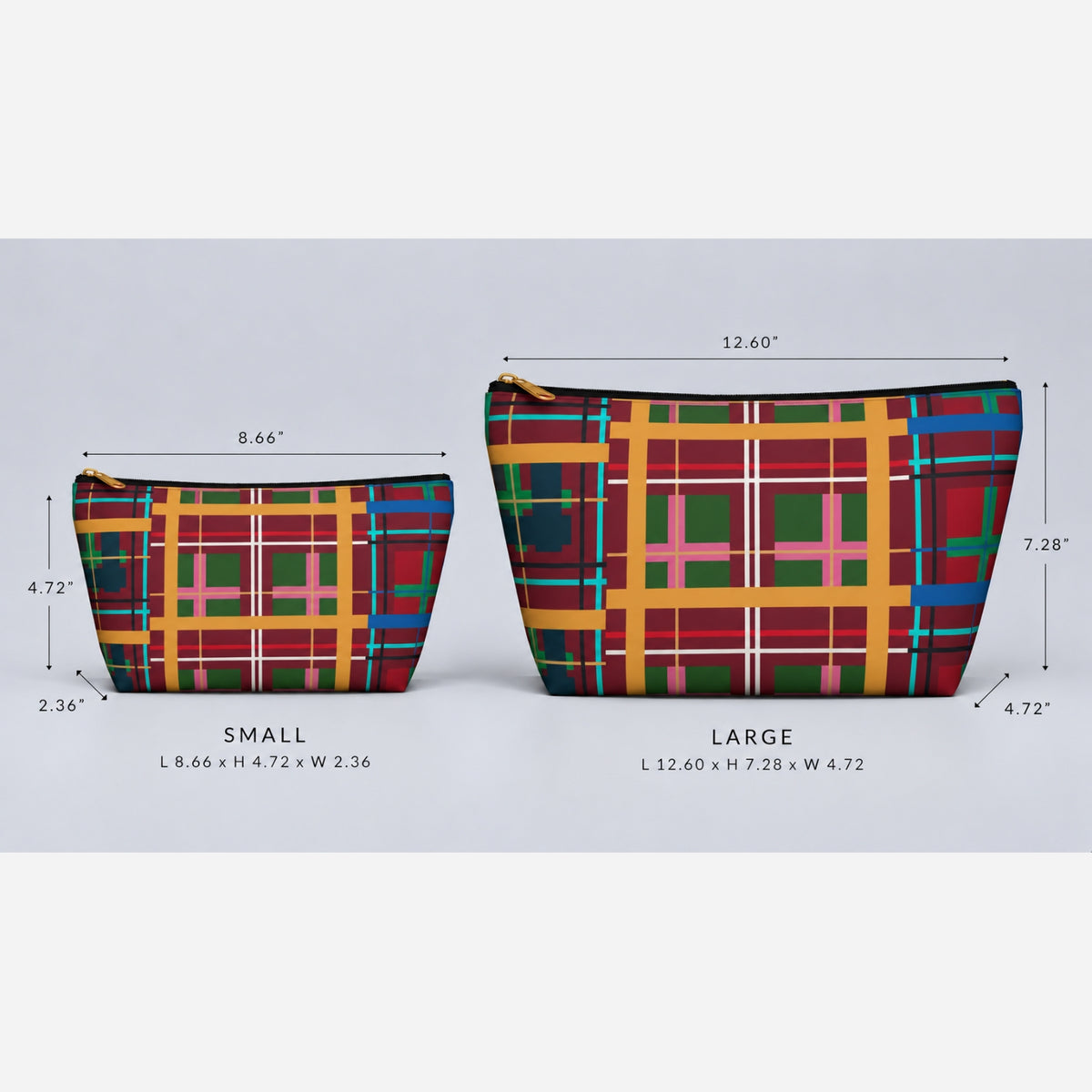 Multi Plaid No. 1 Everyday Pouch