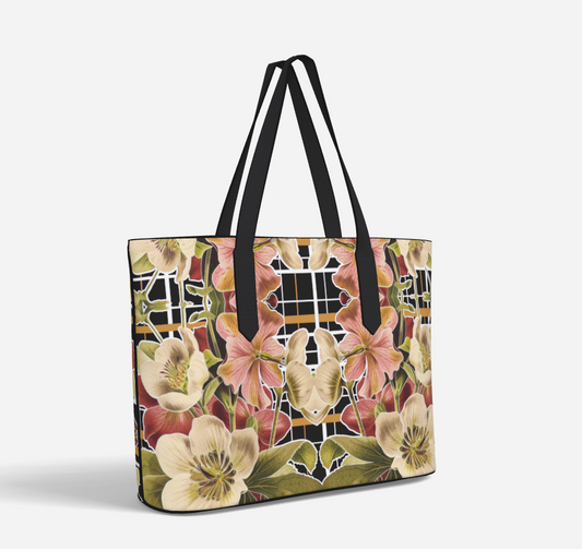 Botanica Plaid No. 1 Vegan Leather Tote
