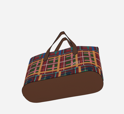 Multi Plaid No. 1 Vegan Leather Tote